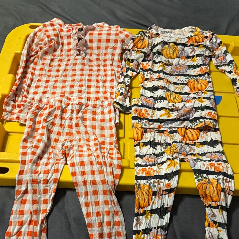 2 fall bamboo pjs 2t